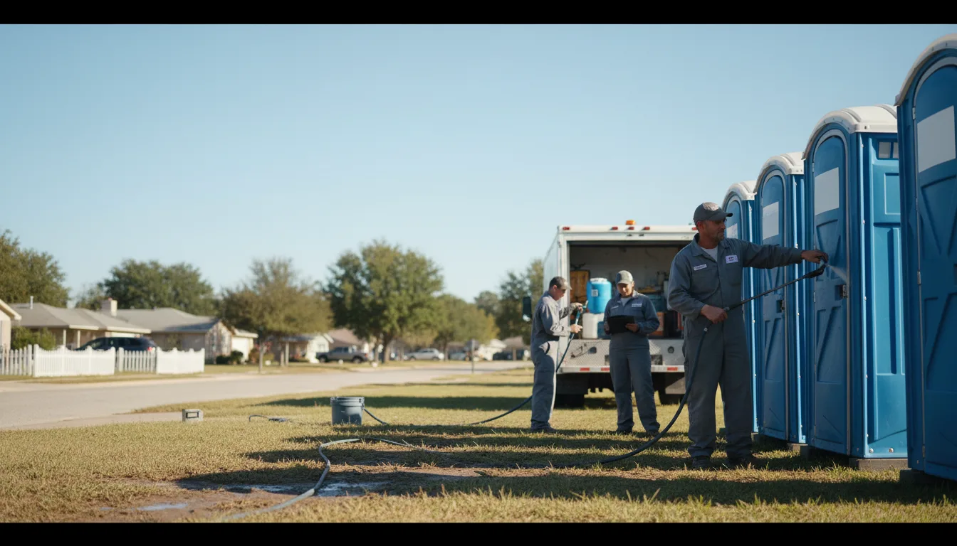 Long-Term Portable Toilet Rental in Lake Creek, TX near me